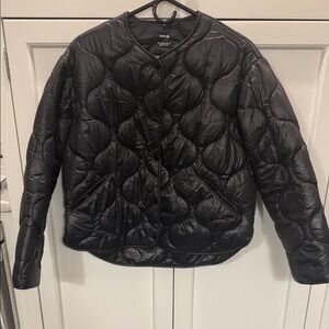 Mango Women's Black light weight Puffer Jacket